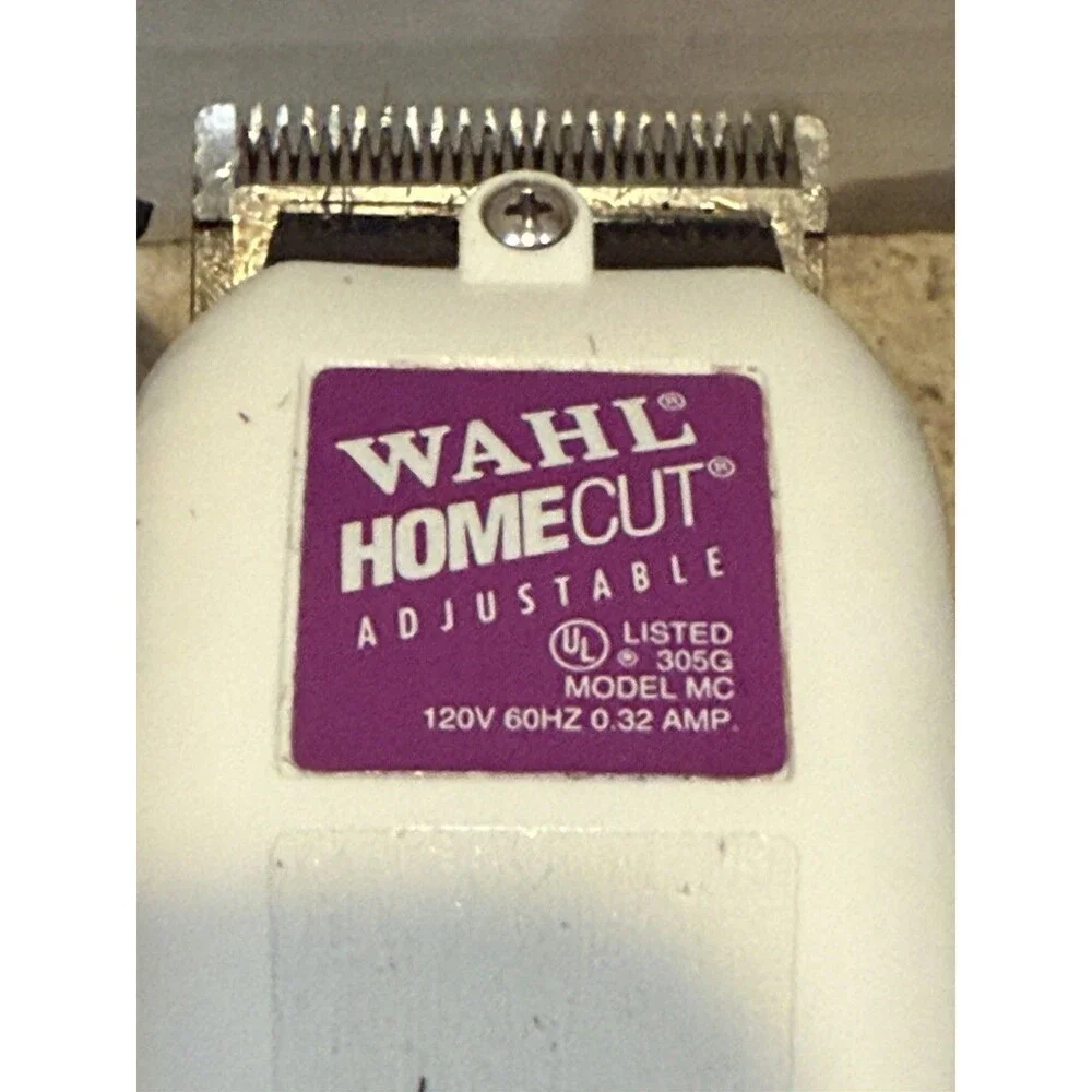 Vintage Wahl HomeCut Adjustable Hair Clipper Set with accessories